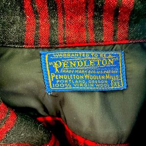 Vintage Pendleton wool plaid Shirt / Jacket